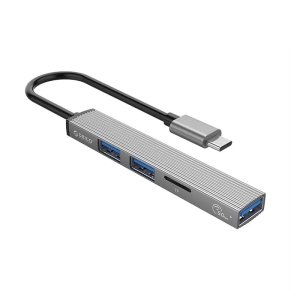 هاب 4 پورت Type-C به USB/TF اوریکو مدل ORICO AH-12F