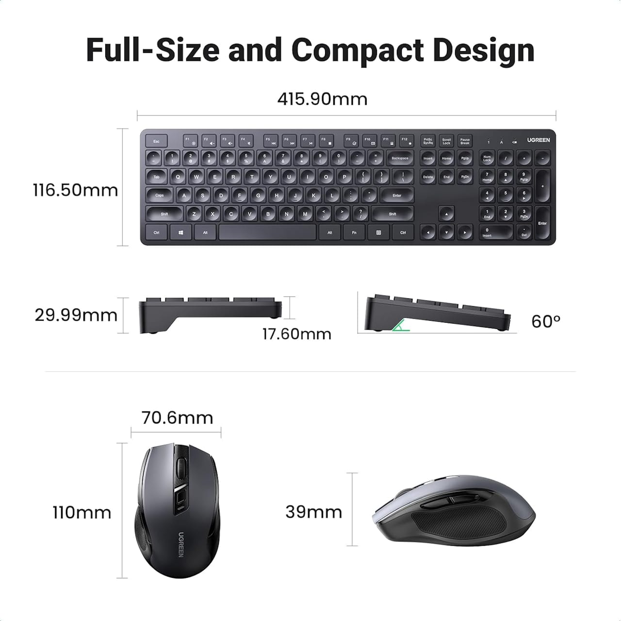 کیبورد و ماوس یوگرین مدل UGreen MK006-15659 - Image 8