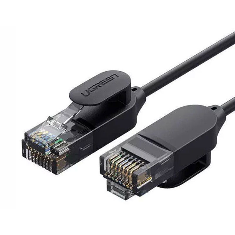کابل شبکه Round&Ultra Slim Ethernet CAT6A یوگرین مدل Ugreen NW122-70332 1m