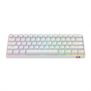 کیبورد بی سیم/باسیم گیمینگ ردراگون مدل Redragon Draconic K530 PRO RGB White