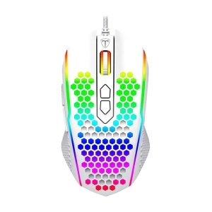 ماوس گیمینگ تی دگر با سیم مدل T-DAGGER Imperial T-TGM310 White V3 RGB