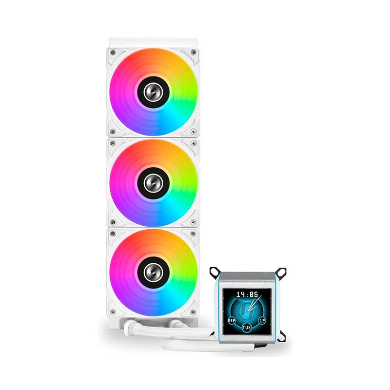 خنک کننده آبی پردازنده لیان لی مدل LIAN LI GA II LCD 360 White - Image 2