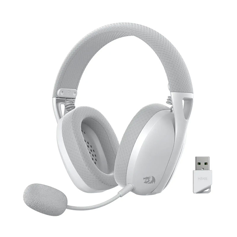 هدست گیمینگ بی سیم ردراگون مدل Redragon Ire PRO H848 GREY - Image 2