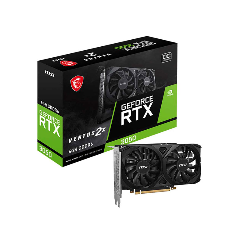 کارت گرافیک ام اس آی مدل MSI GeForce RTX 3050 VENTUS 2X 6G OC - Image 3