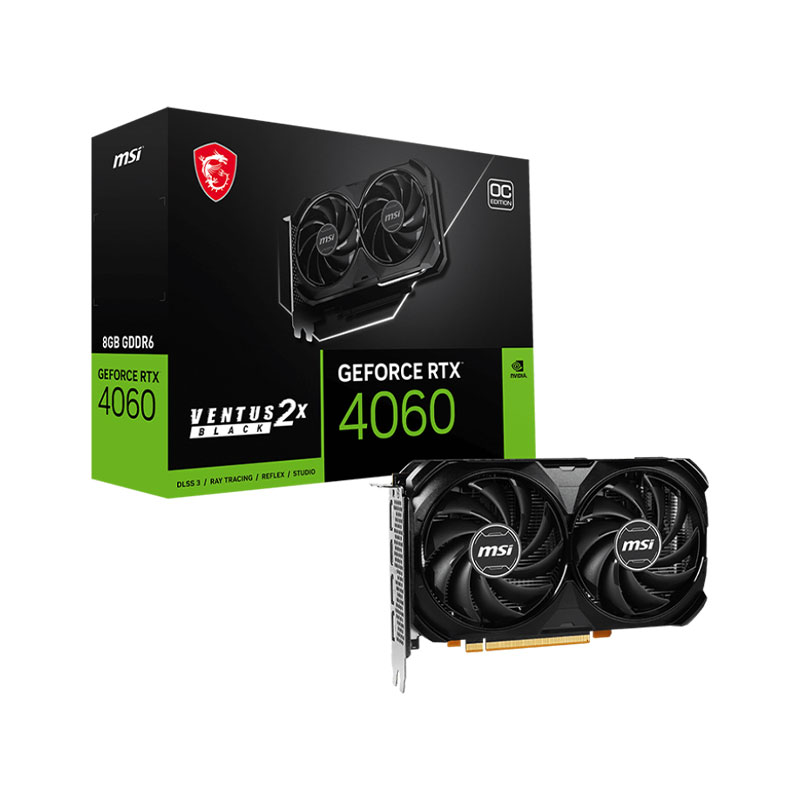 کارت گرافیک ام اس آی مدل MSI GeForce RTX 4060 VENTUS 2X BLACK 8G OC - Image 4
