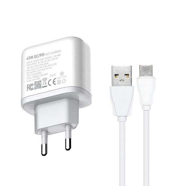 شارژر دیواری کینگ استار مدل King Star KW220PD 45W - Image 2