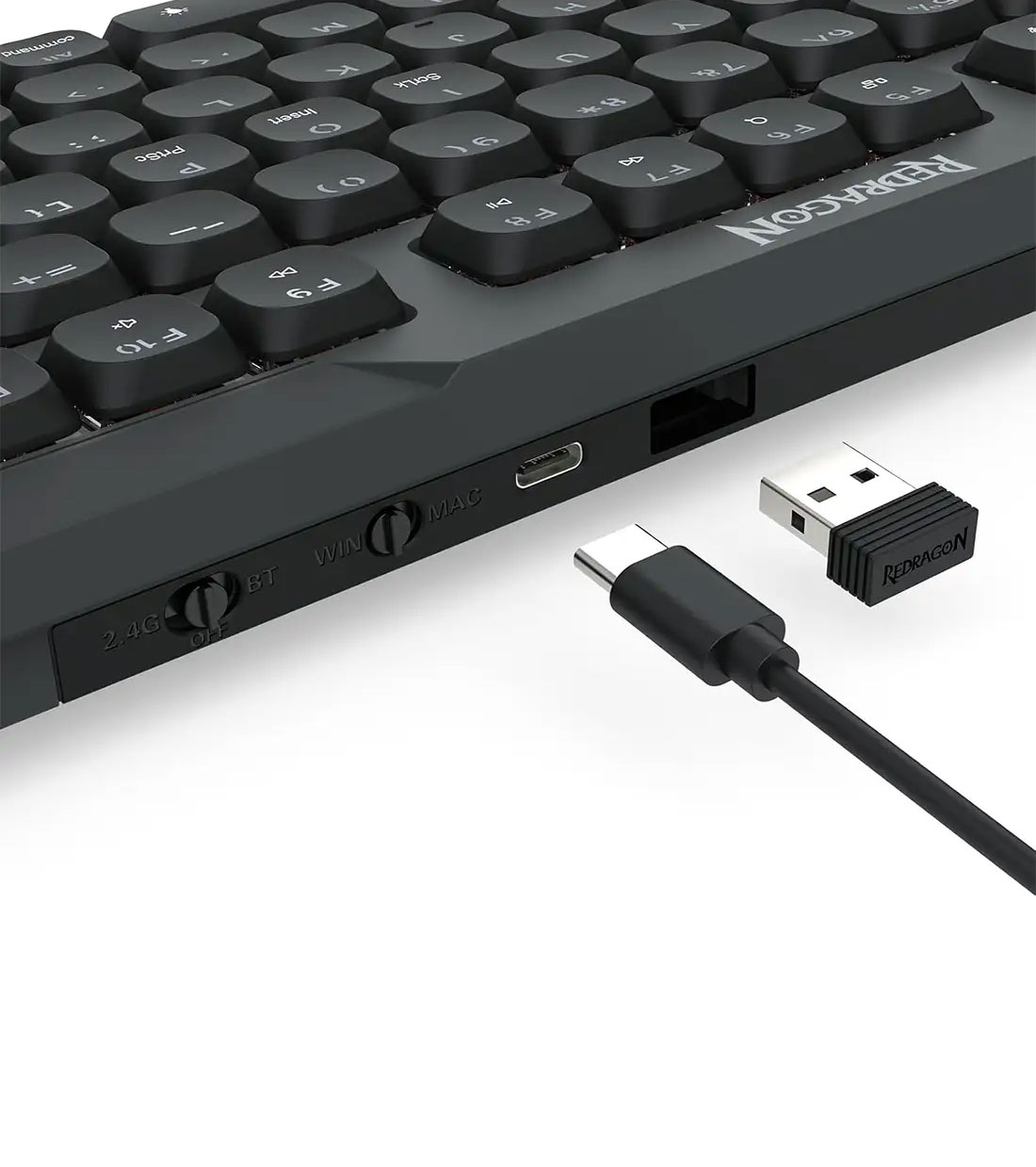کیبورد بی سیم گیمینگ ردراگون مدل Redragon AETHER PRO K706 RGB - Image 4