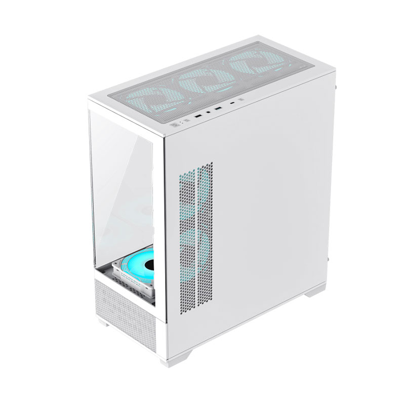 کیس گیمینگ کامپیوتر گیم مکس مدل GameMax Vista AW White - Image 6