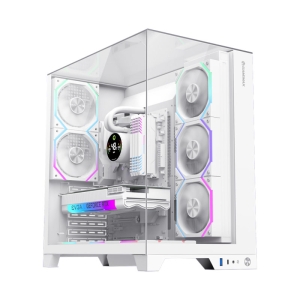 کیس گیمینگ کامپیوتر گیم‌ مکس مدل GameMax Infinity Pro White