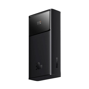 پاوربانک 10000 میلی‌آمپری بیسوس مدل Baseus Star-Lord Digital Display Fast Charging 30W Cluster Black