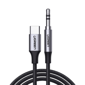 کابل مبدل USB-C به جک 3.5 میلی متری یوگرین مدل UGreen AV143-30633 1m