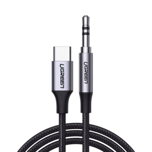 کابل مبدل USB-C به جک 3.5 میلی متری یوگرین مدل UGreen CM450-20192 1m