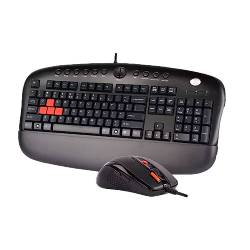 کیبورد و ماوس با سیم ای فورتک مدل A4tech KX-2810BK - Image 2