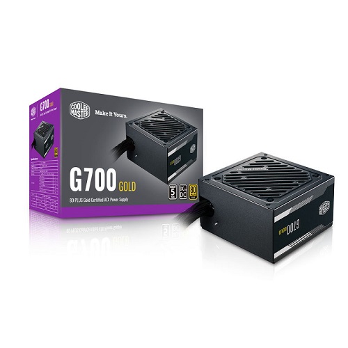 منبع تغذیه کامپیوتر کولر مستر مدل COOLER MASTER G700 Gold - Image 2