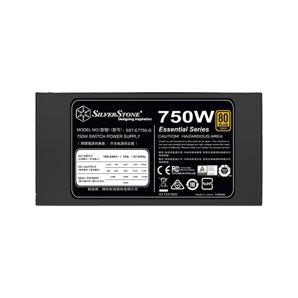 منبع تغذیه کامپیوتر سیلوراستون مدل SILVERSTONE SST-ET750-G - Image 2