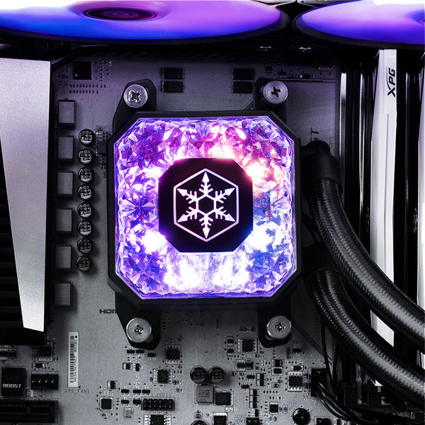 خنک کننده پردازنده سیلوراستون مدل SILVERSTONE IceGem 240P - Image 2